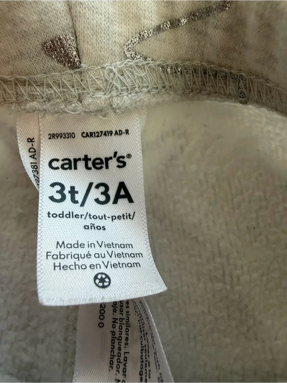 Carter's Gray Star-Print Sweatshirt & Joggers Set